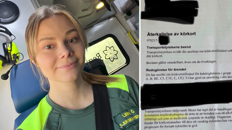 Linn förlorade körkort och jobb – efter kritiserade testet: ”Skrek”