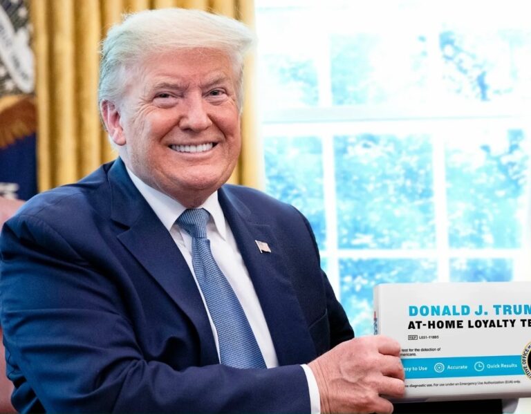 Trump Administration Offers Free At-Home Loyalty Tests