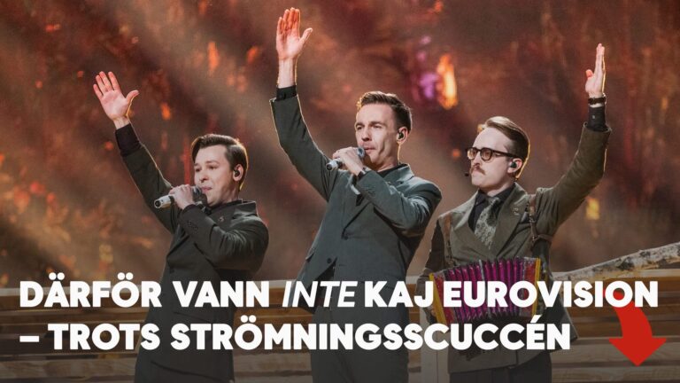 Därför vann inte KAJ Eurovision – trots strömningssuccén