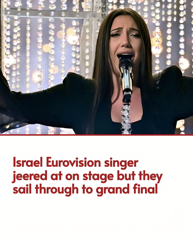 Israel Eurovision singer jeered at amid ban calls – but they sail through to grand final