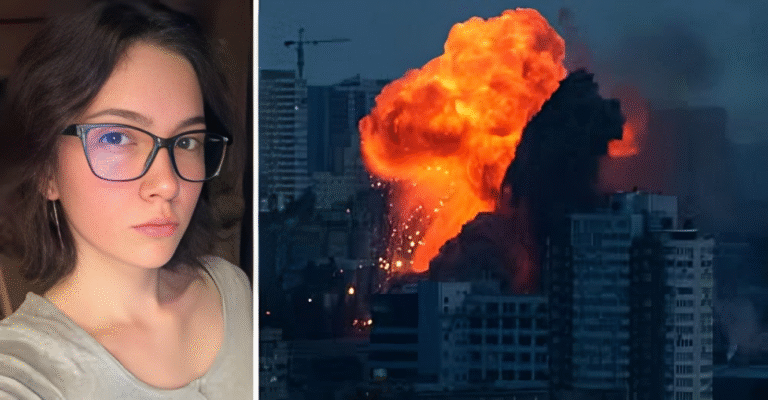 Emilia, 17, lämnar Ukraina: ”Explosionerna låter så högt”