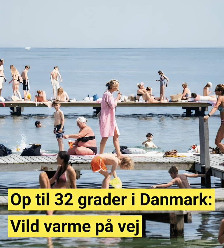 Op til 32 grader i Danmark: Vild varme på vej