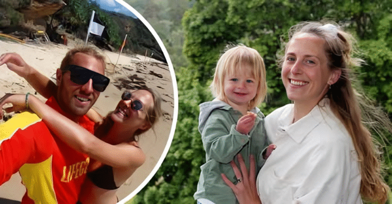 Charlotte, 34, fick barn med sin döda make