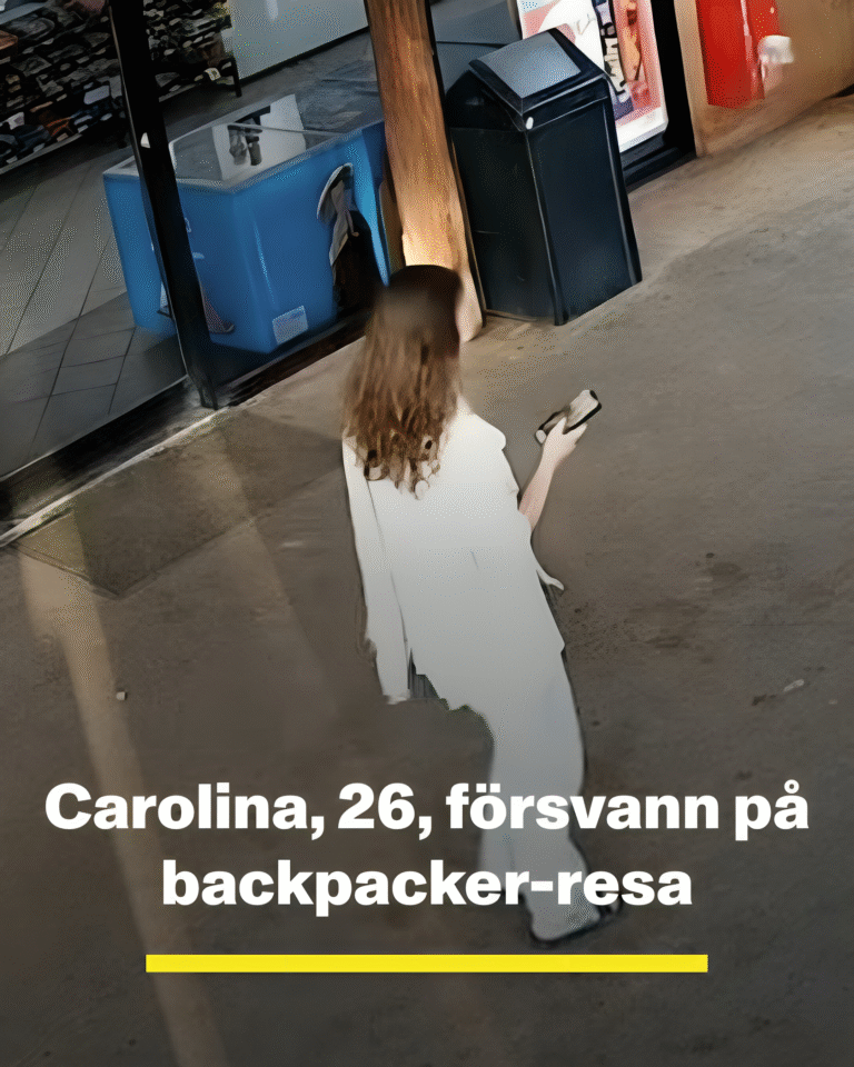 Carolina, 26, försvann på backpacker-resa – hittats vid liv
