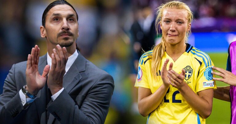 Zlatan Ibrahimovics stöd till Smilla Holmberg – orden efter missen