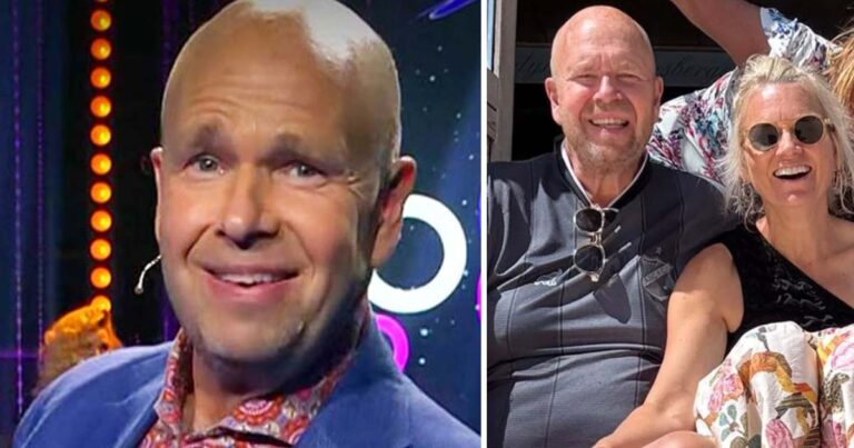 Lasse Kronér och sambon Camilla visar upp kärlekslyckan