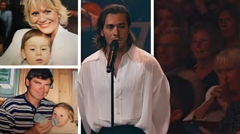 Här sjunger Benjamin Ingrosso Det stora röda huset till mormor och morfar