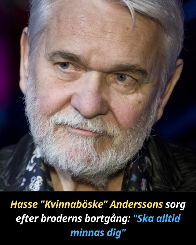 Hasse “Kvinnaböske” Anderssons sorg efter broderns bortgång: “Ska alltid minnas dig”