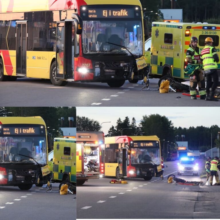 Bussbolaget om dödsolyckan i Gävle: ”Mopeder kom i hög fart”