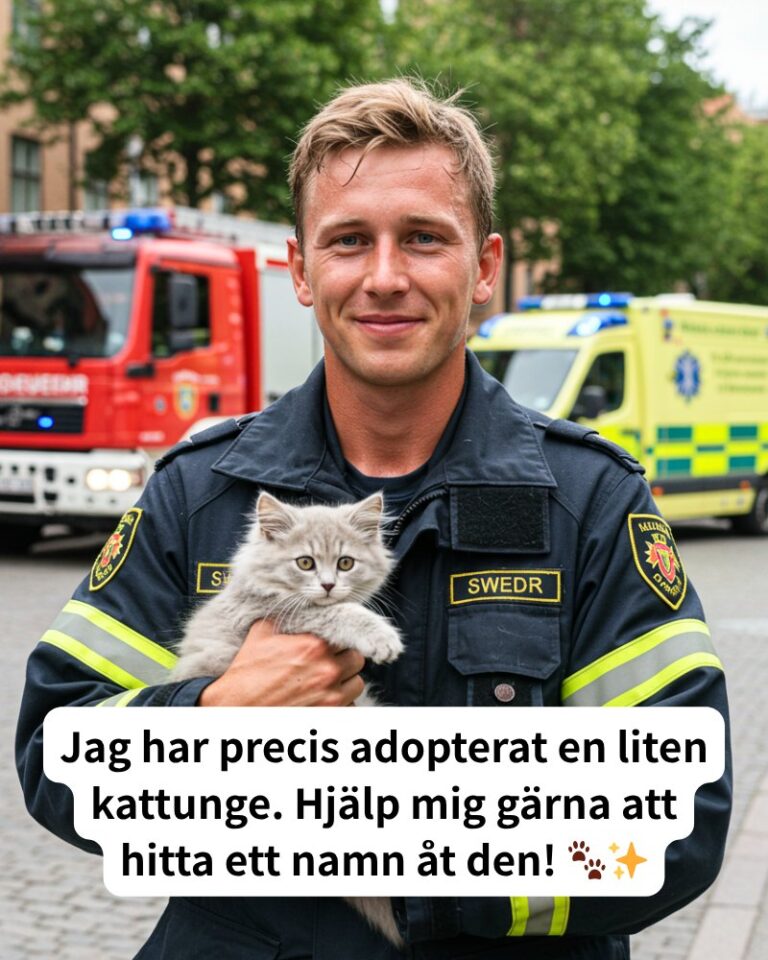 Brandmannen och kattungen – en berättelse om ett ljus i mörkret