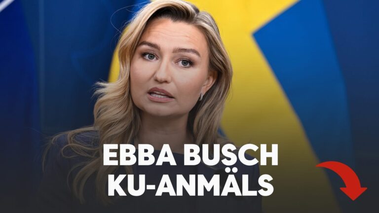 Ebba Busch KU-anmäls
