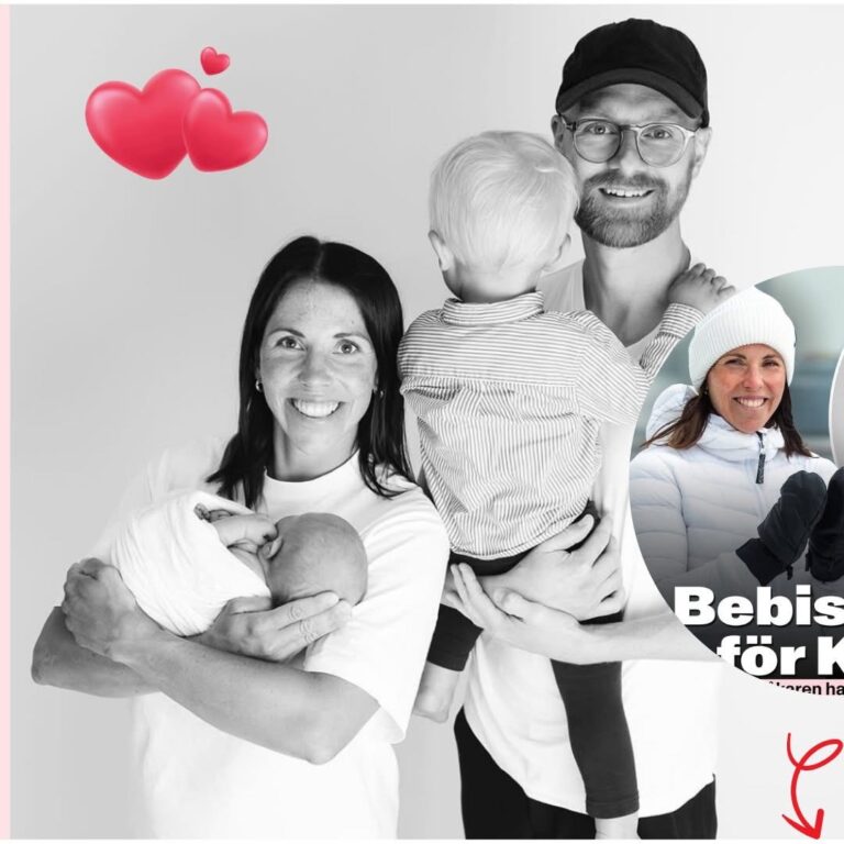 Bebislycka för Charlotte Kalla – välkomnar sitt andra barn