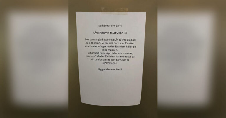 ”Otrevlig” lapp på förskola fick delade reaktioner
