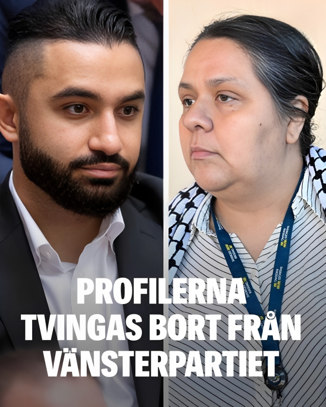 Daniel Riazat och Lorena Delgado Varas tvingas bort från Vänsterpartiet