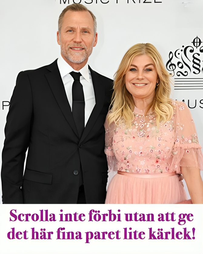 Pernilla Wahlgren & Christian Bauer sprider kärlek – hyllas som Sveriges finaste par