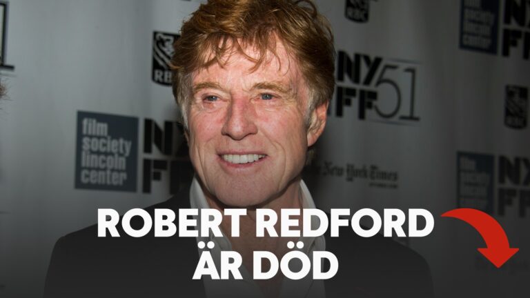 Robert Redford är död