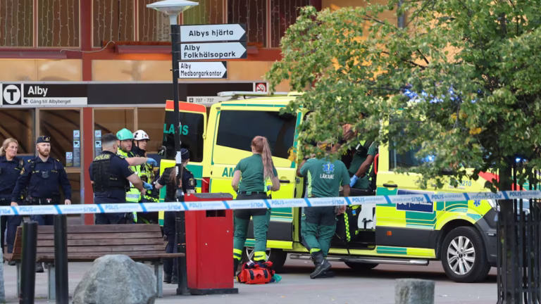 Man skjuten vid tunnelbanestation
