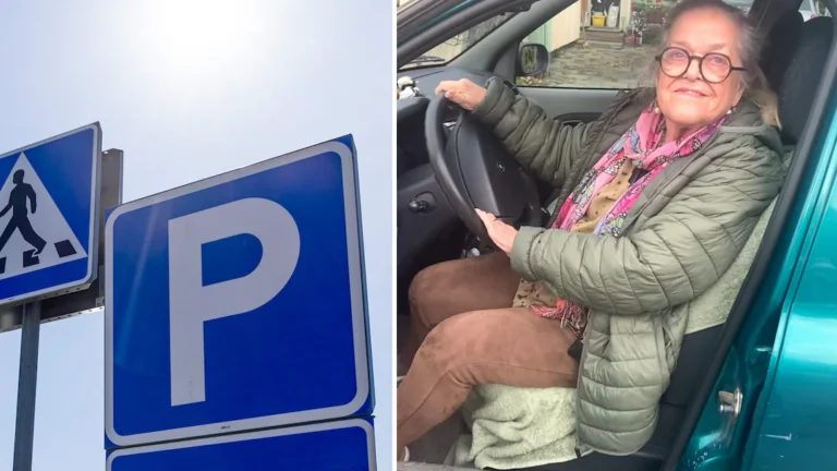 Ingeborg, 80, tar familjeparkeringen – i protest: ”Fått många hejarop”