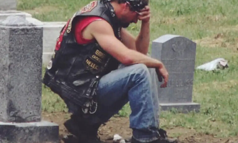 A Biker Showed Up At My Wife Grave Every Week And I Had No Idea Who He Was!
