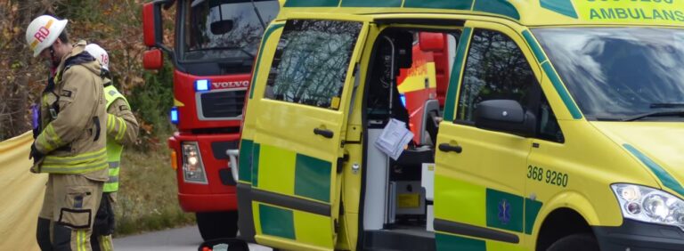 Kvinna död efter att bil körde in i träd – olycka med dödlig utgång