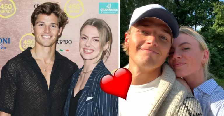 Filip Lamprechts kärlekslycka med Linn Hegdal – i älskade Järvsö