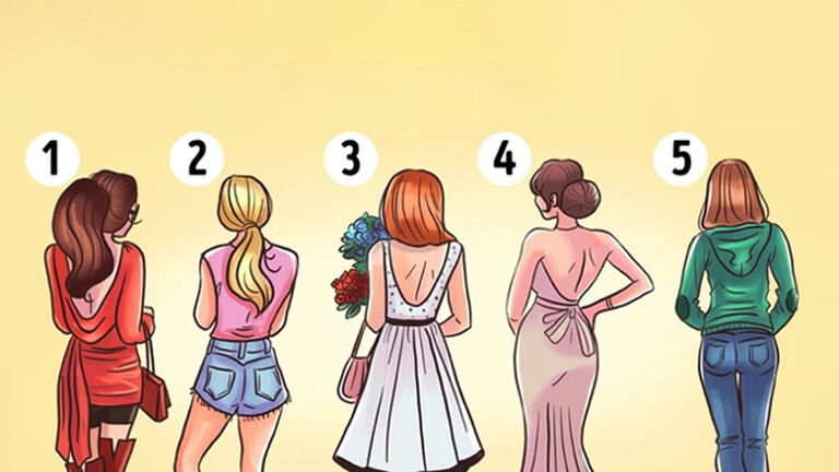 Som tjej tycker du är mest attraktiv när hon visar runt? Ditt val avslöjar vilken typ av person du är.