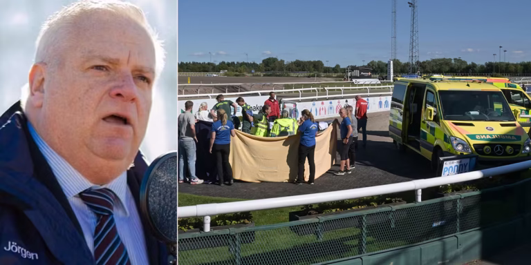 Drama på Jägersro: Vd:n talar ut efter den fruktansvärda olyckan.