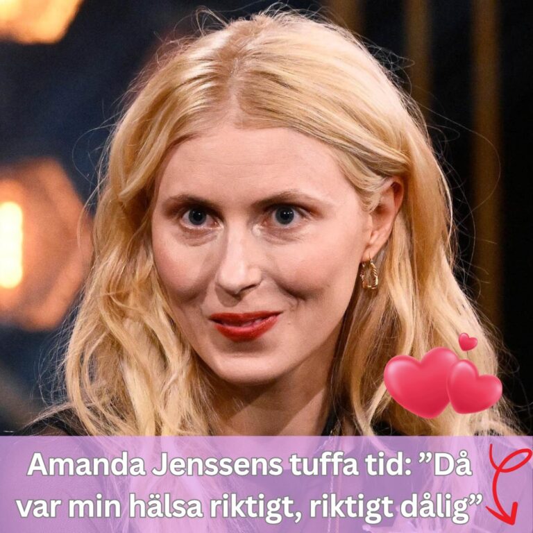 Amanda Jenssens tuffa tid: “Då var min hälsa riktigt, riktigt dålig”