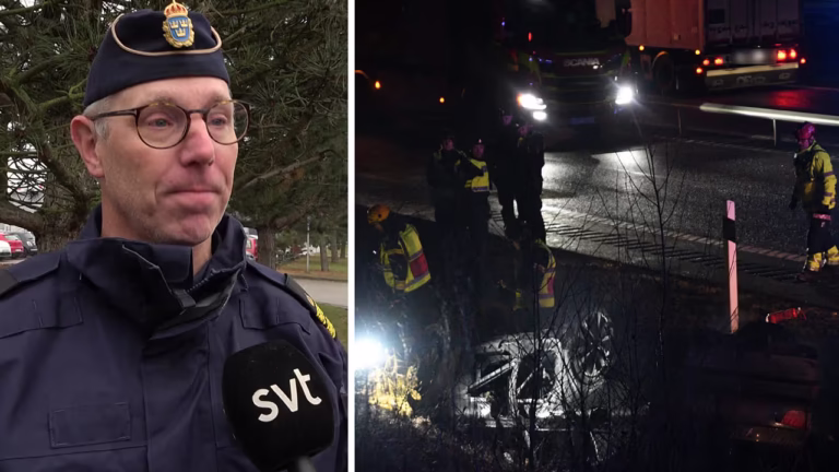 Två barn och en kvinna döda i bilolycka vid Kristianstad