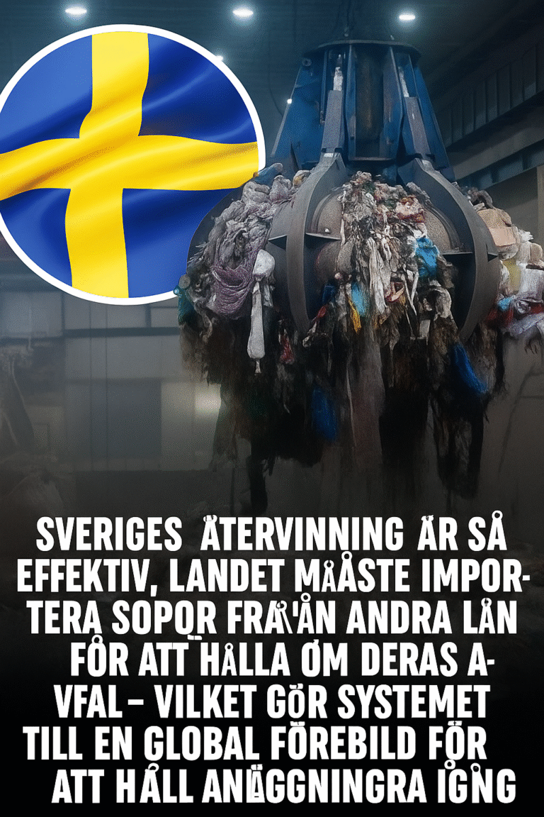 ”Från avfall till energi: Så blev Sverige världsledande på återvinning”