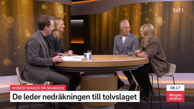 Hon läser ”Nyårsklockan” i SVT