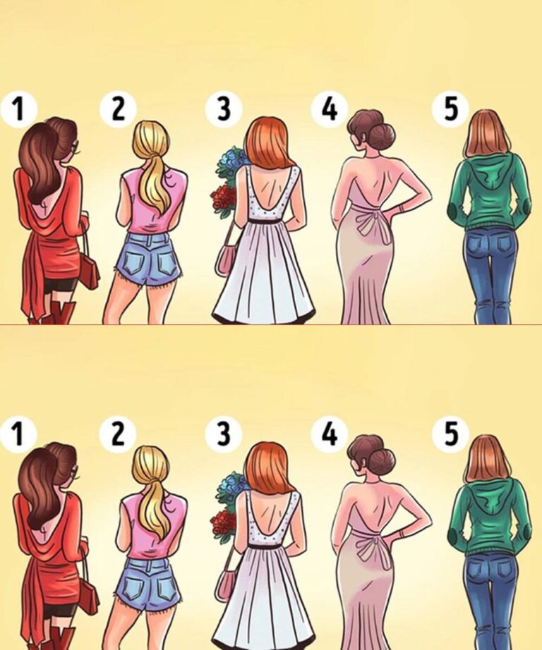 Som tjej tycker du är mest attraktiv när hon visar runt? Ditt val avslöjar vilken typ av person du är.