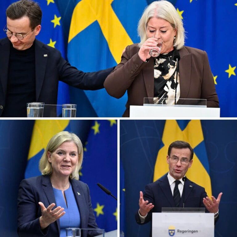 Här faller ministern i gråt: ”Det är känslosamt i dag”