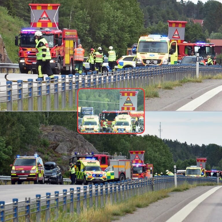 Vad har hänt på E4:an vid Nyköping? Trafiken står stilla i långa köer.