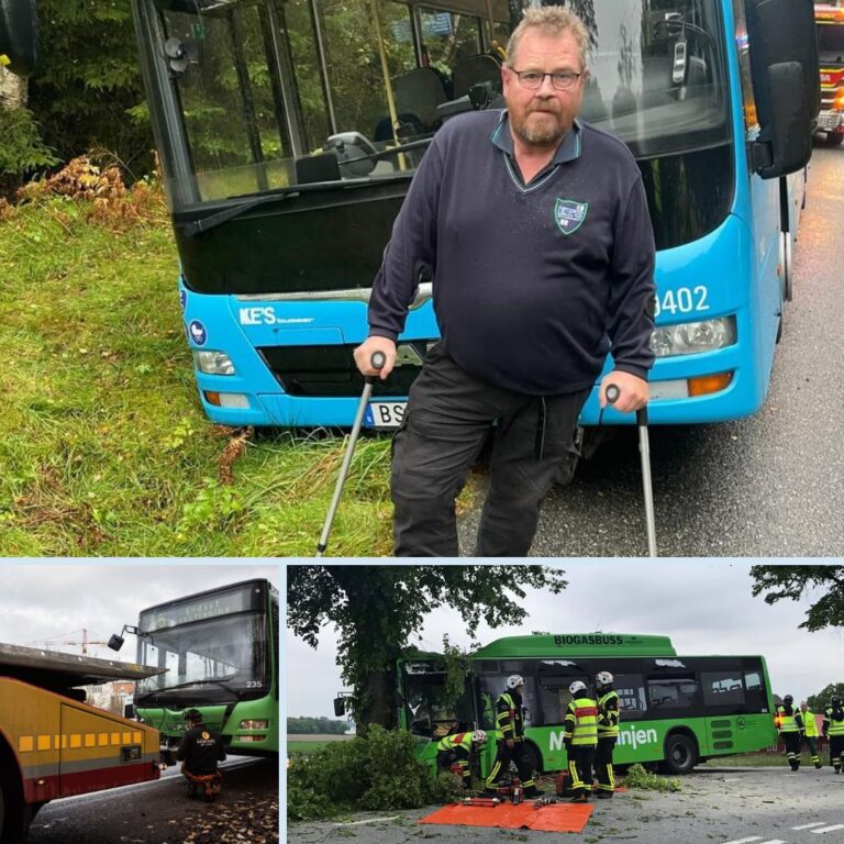 ”Vi kunde ha haft en katastrof” – bussföraren om skräcksekunden i olyckan