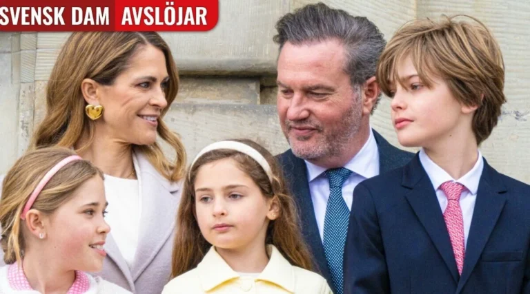 Chris O’Neill med sin dubbelgångare – på jullunch med Madeleine och barnen