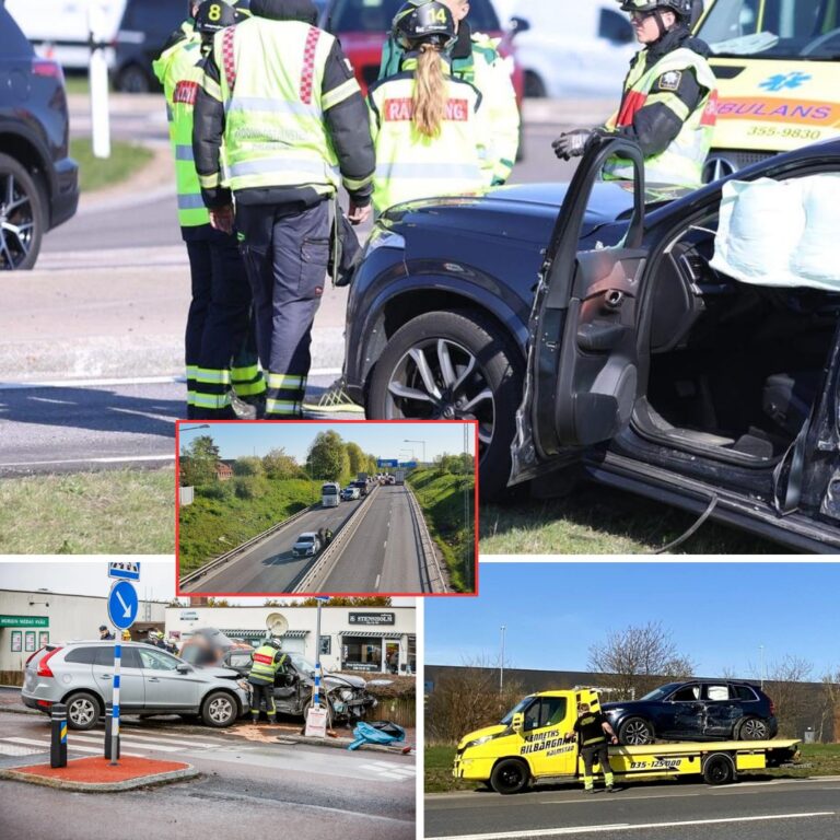 Krock med två bilar på Kustvägen – ambulans kallad till platsen