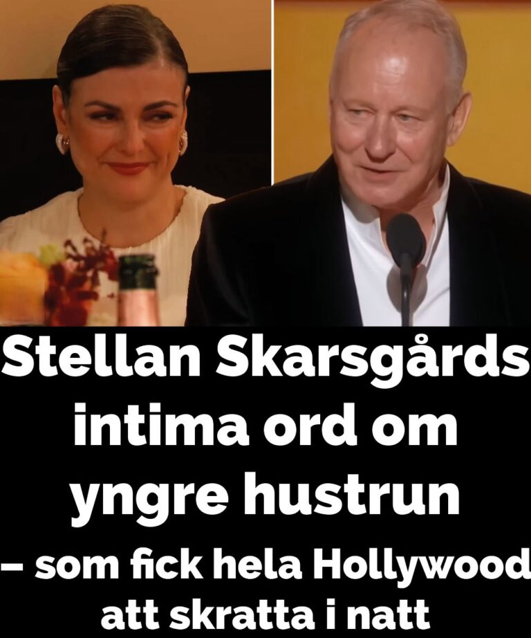 Stellan Skarsgård hyllas efter orden om hustrun Megan på Golden Globe