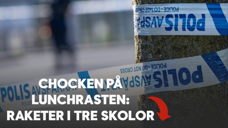 Chocken på lunchrasten: Raketer i tre skolor
