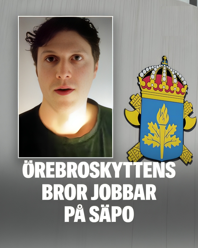 Örebroskytten Rickard Anderssons bror jobbar på Säpo