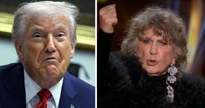 Siw Malmkvists fräcka pik till Donald Trump på Guldbaggegalan 2026