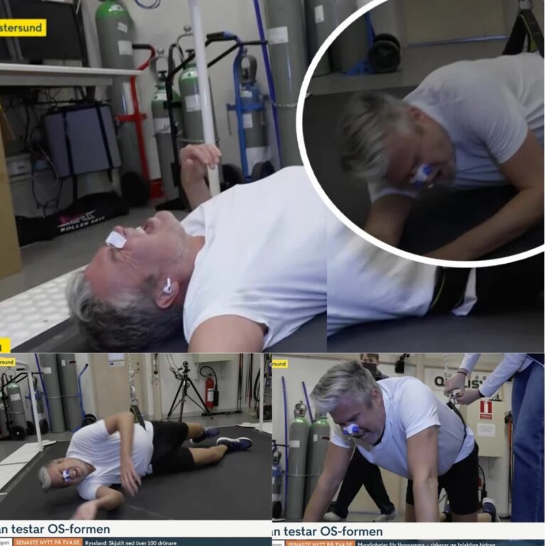 Här kollapsar TV4-profilen i direktsändning!