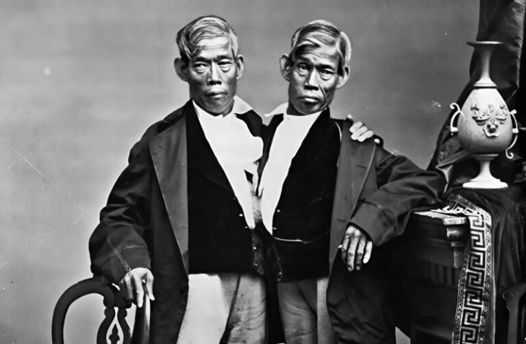 Siamese tweeling trouwde met verschillende vrouwen en werd vader van 21 kinderen: zo zag hun grote gezin eruit