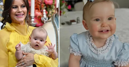 Nya sockersöta bilderna på prinsessan Ines – ett år i dag!