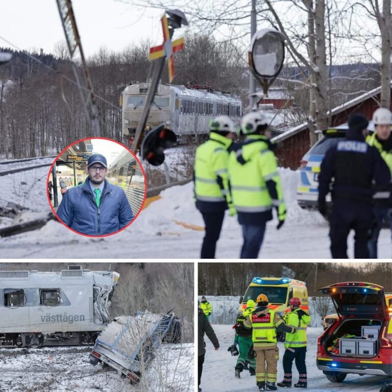 Tyst minut för den avlidne lokföraren – sorgen är stor efter tragedin medan polisen fortsätter utreda olyckans orsak