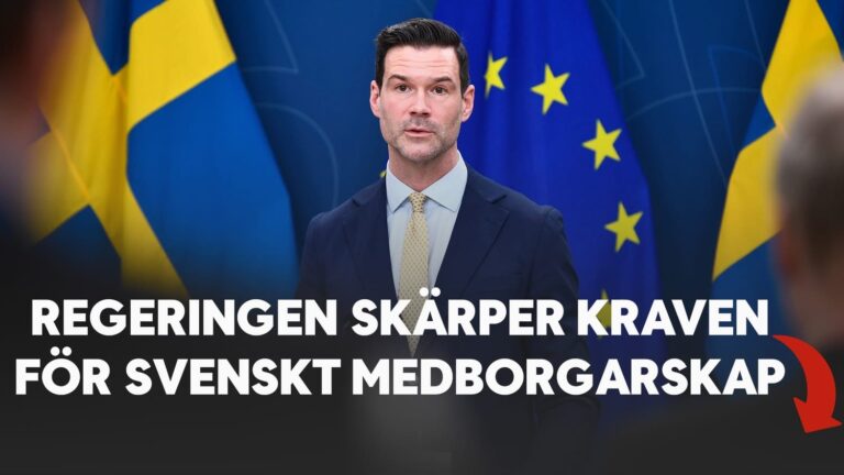 Regeringen skärper kraven för svenskt medborgarskap