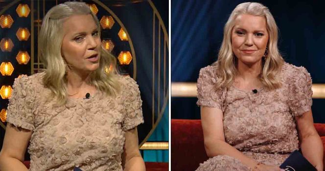 Carina Bergfeldt stöttas av tittarna efter orden om hennes utseende