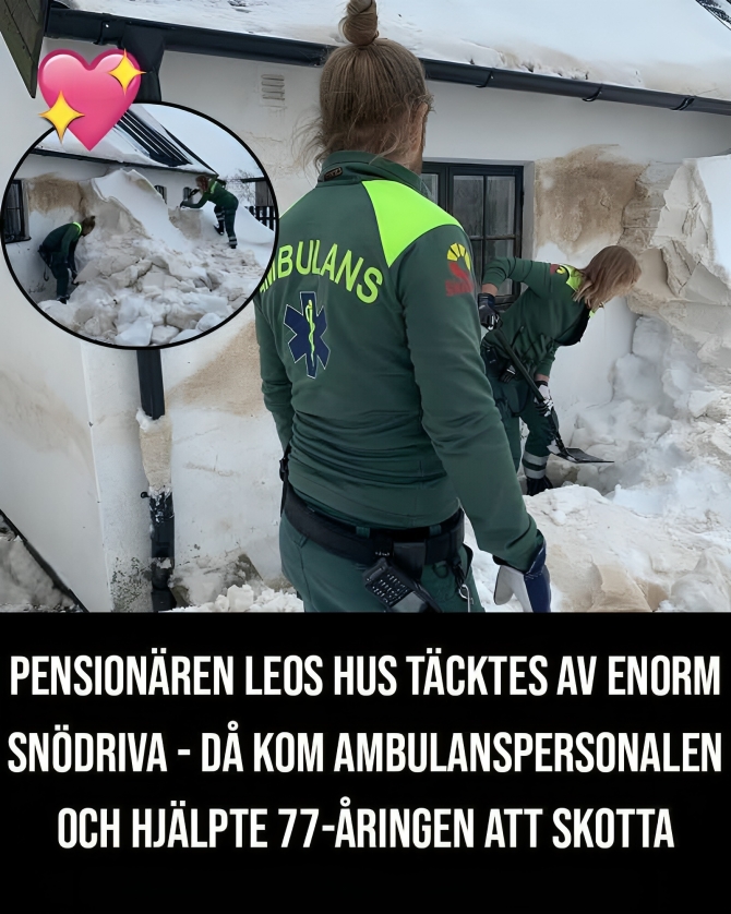 Leo, 77, insnöad på Österlen – fick oväntad hjälp av ambulanspersonal