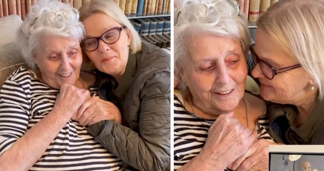 Sissela Kyle hyllas efter klippet på 96-åriga Yvonne Lombard