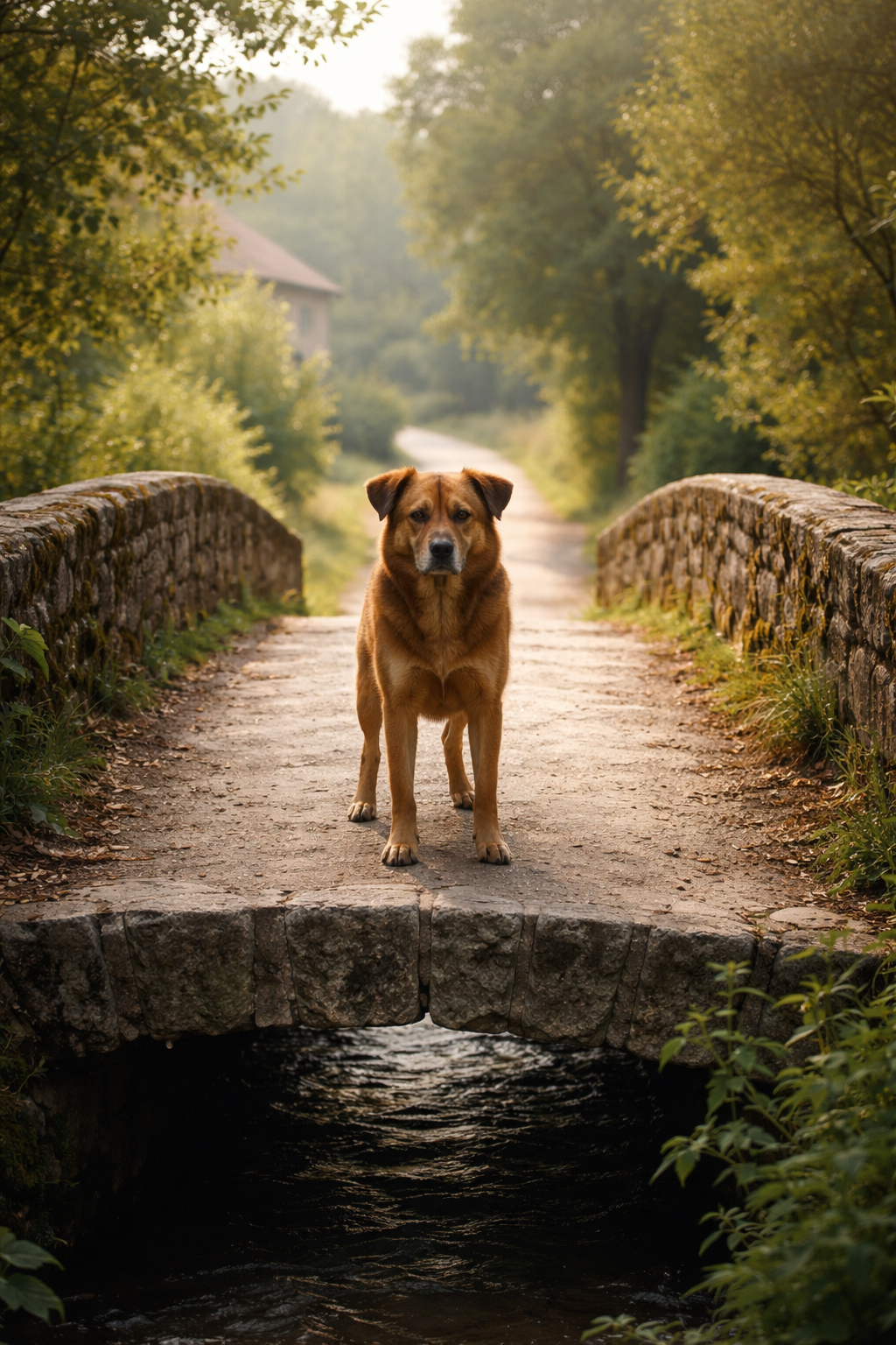 People Thought the Dog Was Blocking the Bridge for No Reason — Until ...